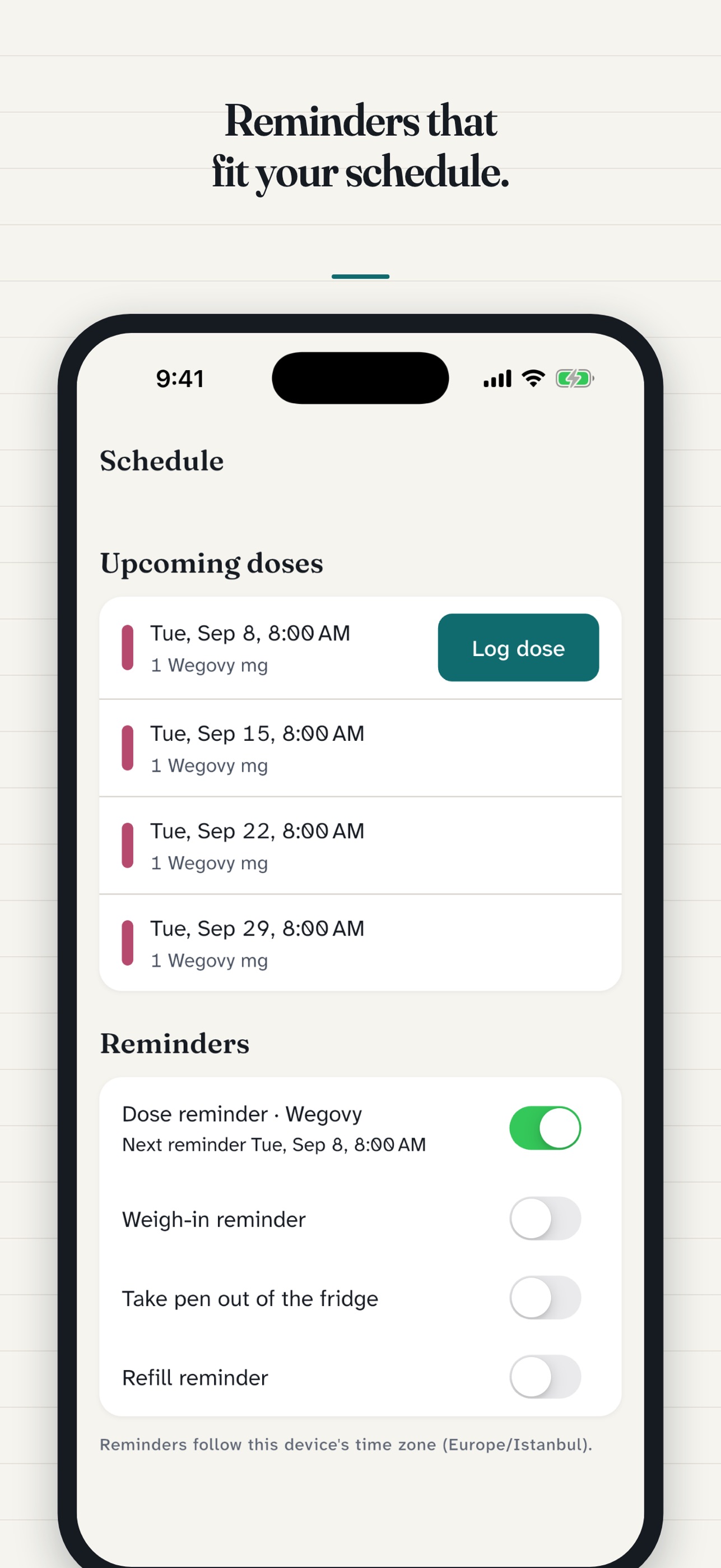 Screenshot 4 of Dosi AI: GLP-1 Tracker