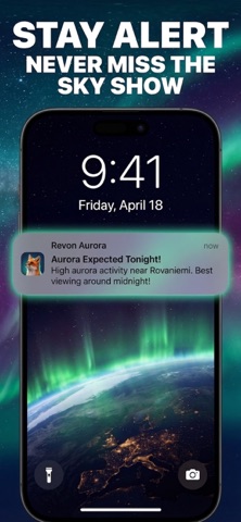 Aurora Forecast Alert - Revon screenshot