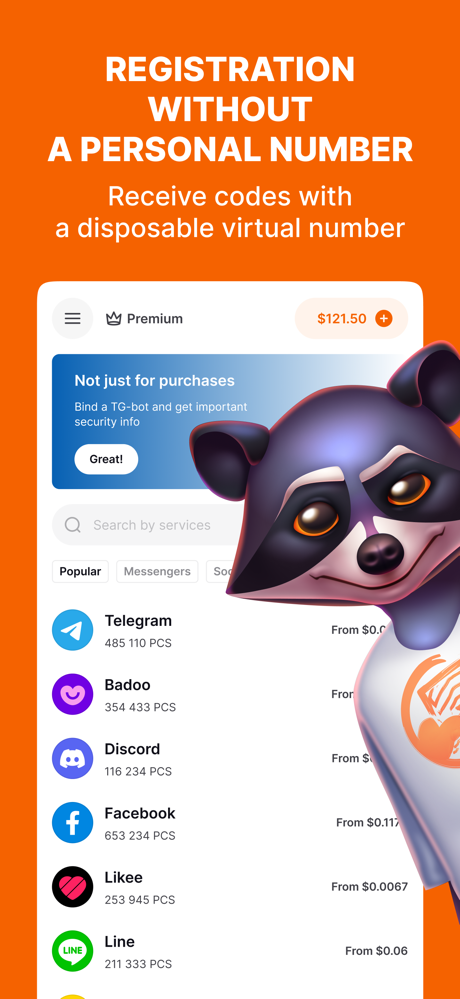 SMS-Activate—temporary numbers screenshot 1
