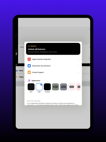 Calendar Planner & To do list iPad screenshot