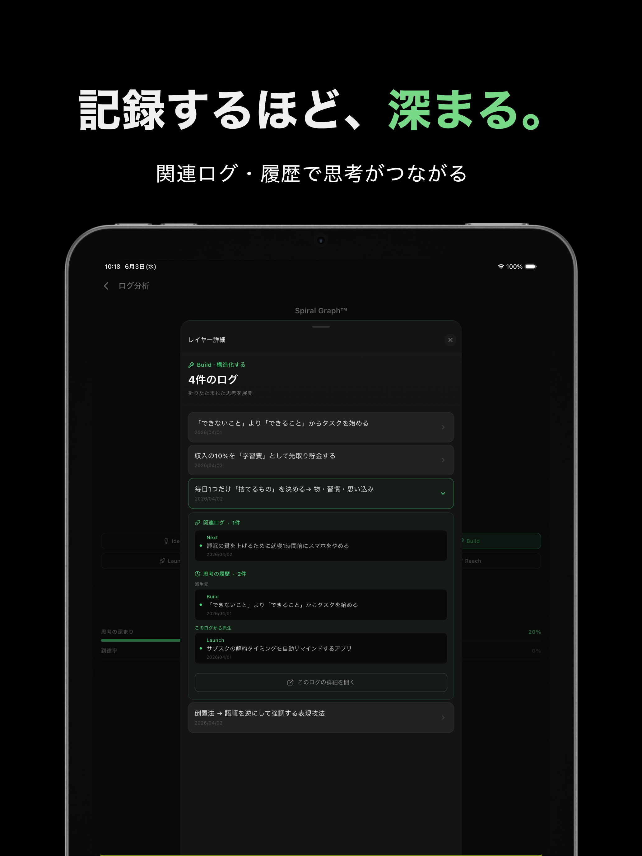 Log - 思考ログアプリ