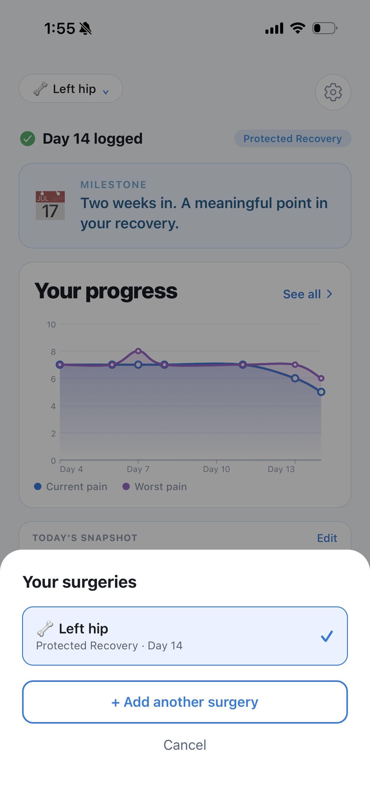 MoveAgain: Recovery Tracker