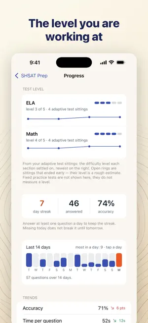SHSAT Prep: Practice Tests screenshot 3