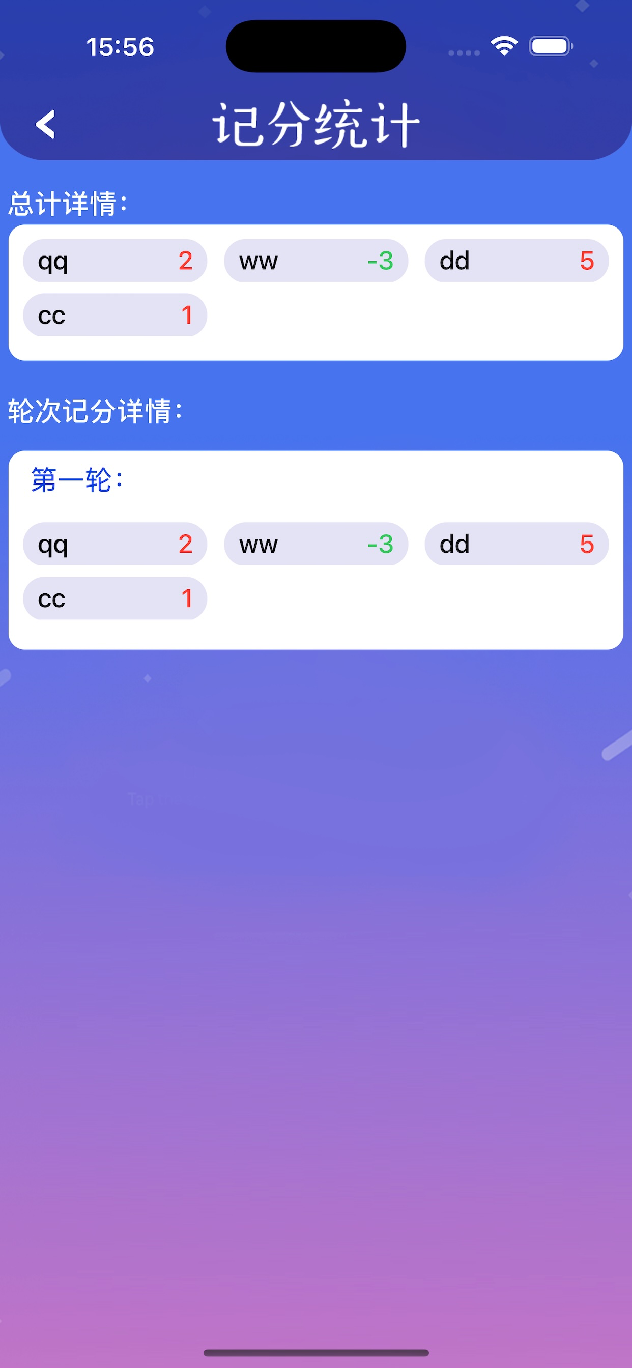 干瞪眼记分