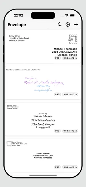 Envelope Printer Address Label screenshot 2