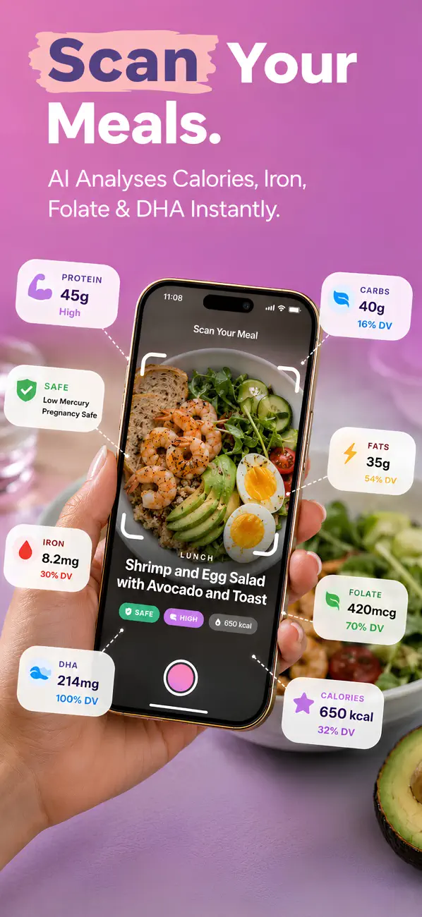 Screenshot #2 pour Pregnancy Food: PregnancyPlate