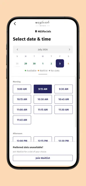 MEDfacials App screenshot 3
