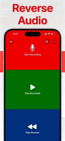 Backwards Voice Recorder Screenshot 1 of 4