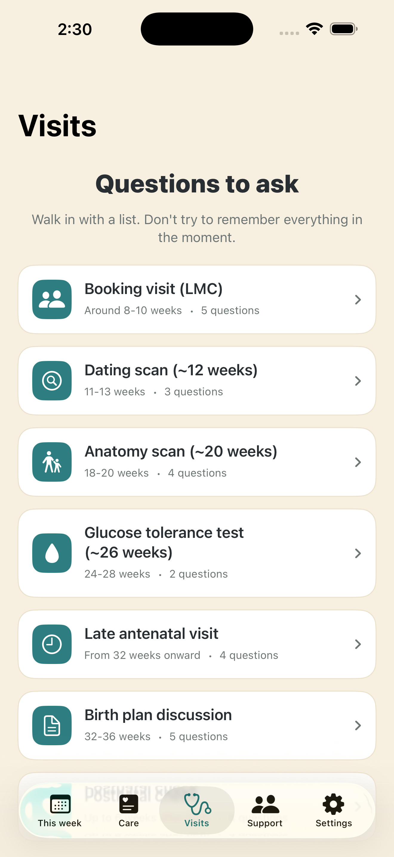 Nest: Pregnancy Partner screenshot 3