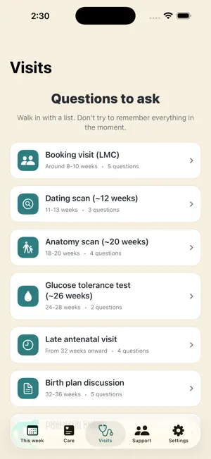 Nest: Pregnancy Partner screenshot 3