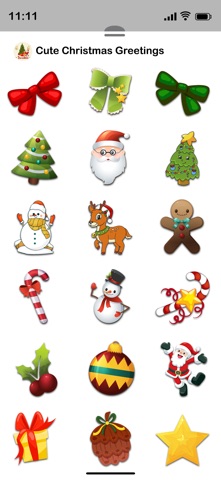 Cute Christmas Greetings screenshot