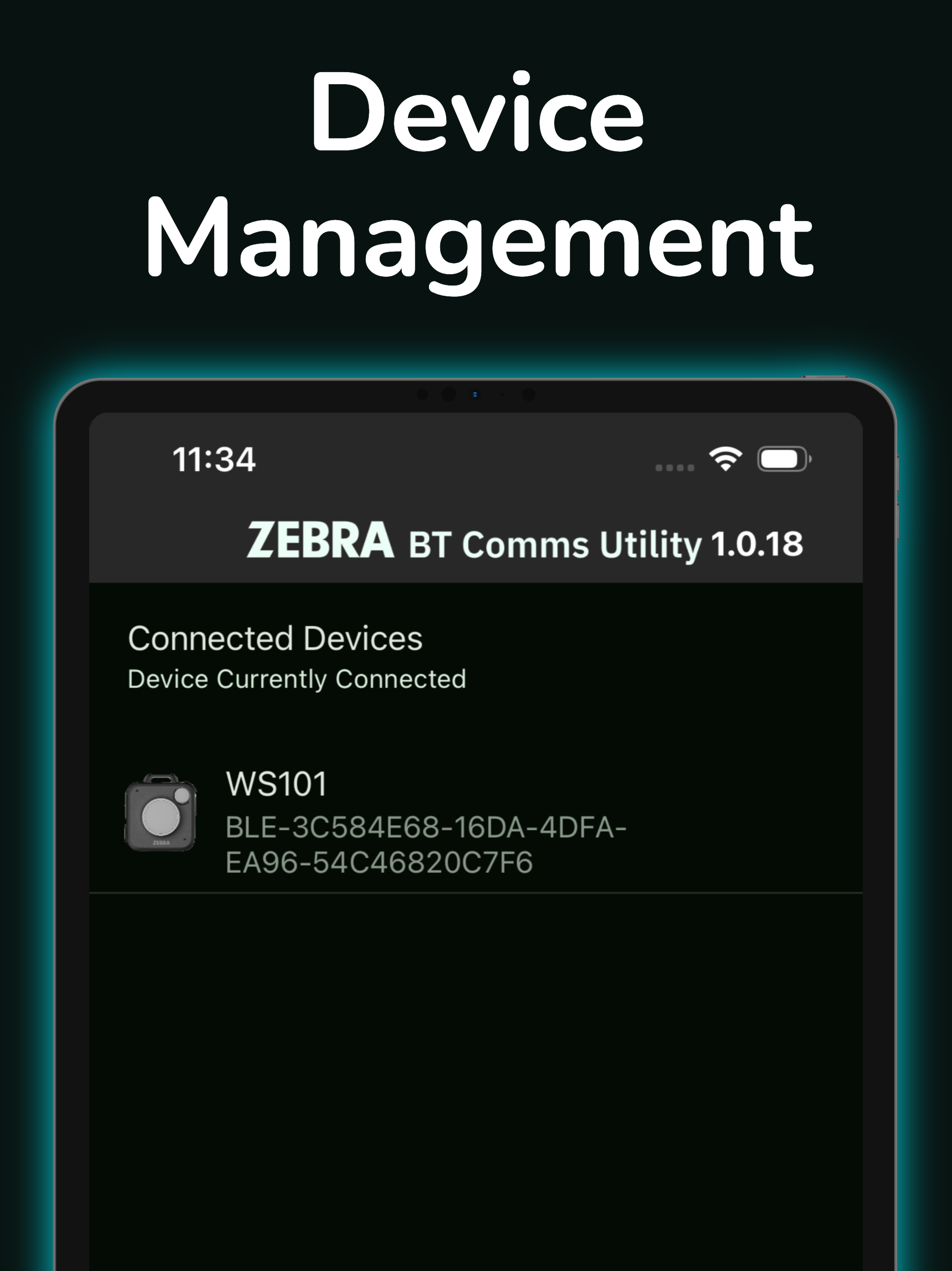 Zebra BT Comms Utility