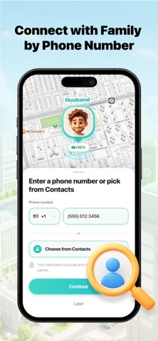 LocateFamily: Phone Tracker iPhone screenshot 2