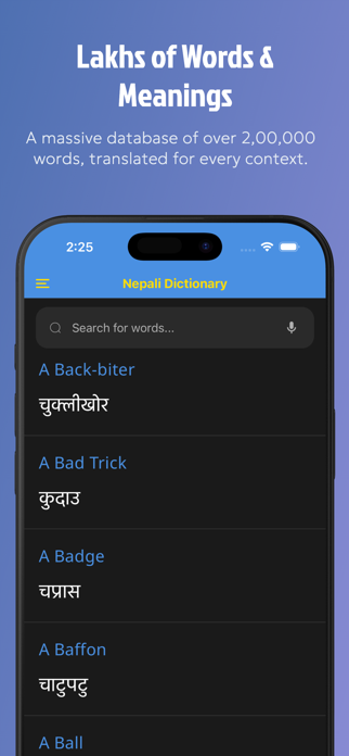 Nepali Dictionary: Translate + Screenshot 3 of 5