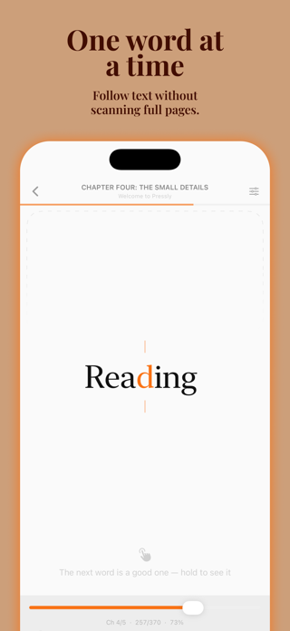 Pressly Speed Reader Screenshot 1 of 8