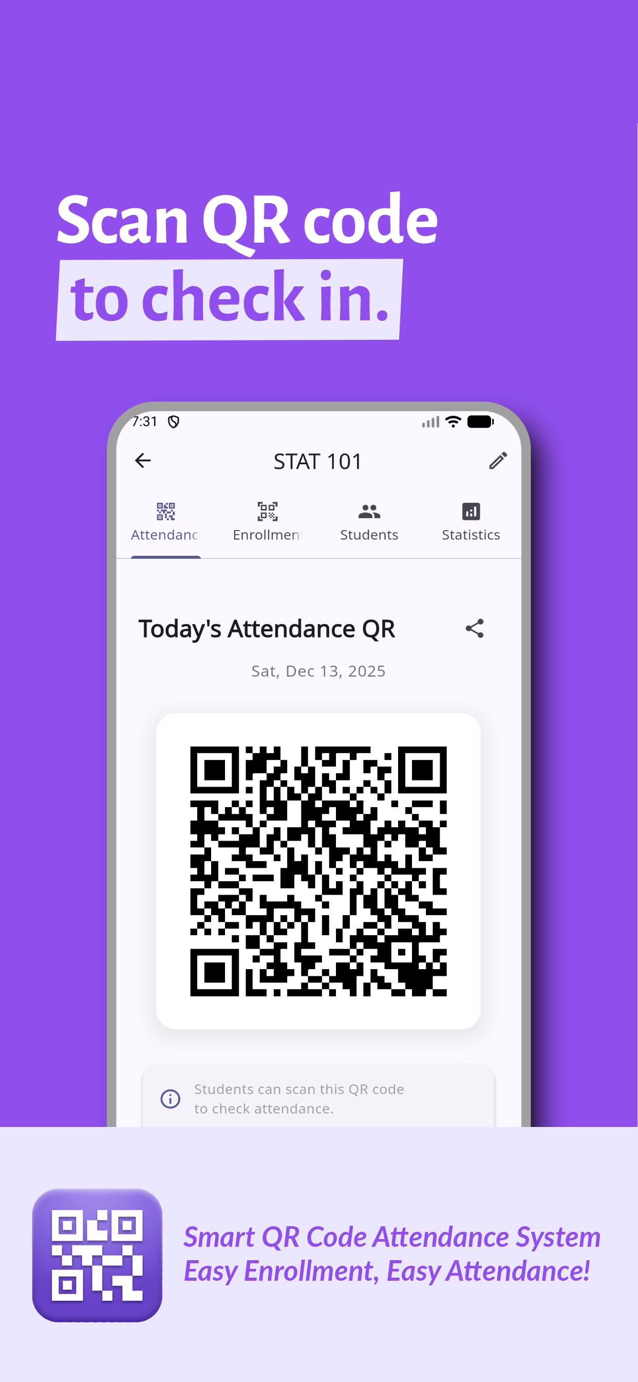 AttenQR screenshot 3