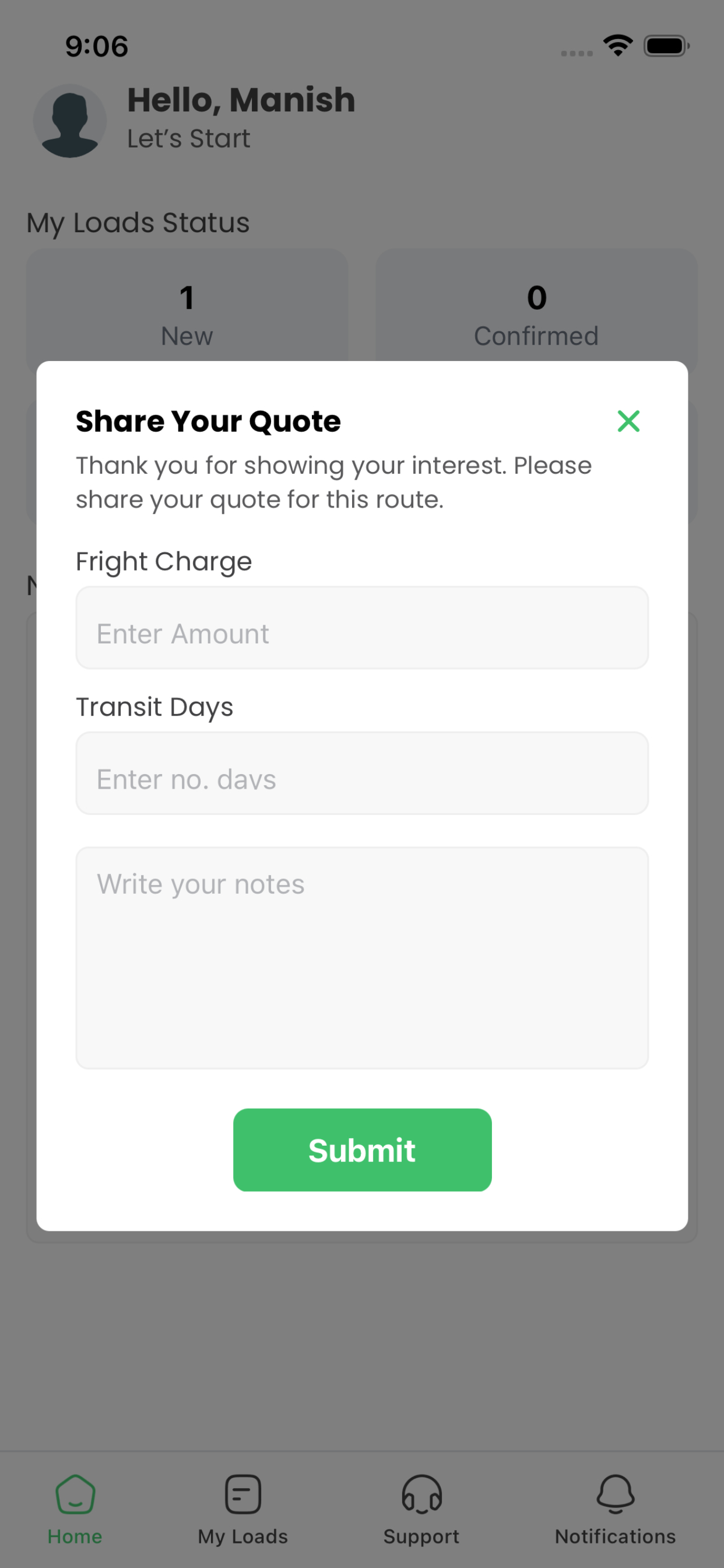 LoadUp: Transporter App screenshot 8