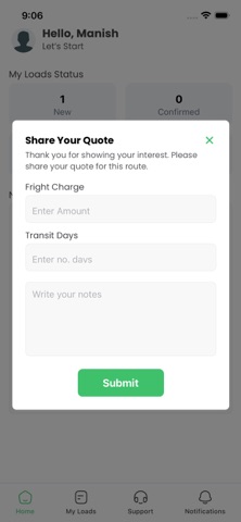 LoadUp: Transporter App Screenshot 8 of 9