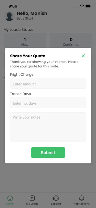 LoadUp: Transporter App Screenshot 8 of 9