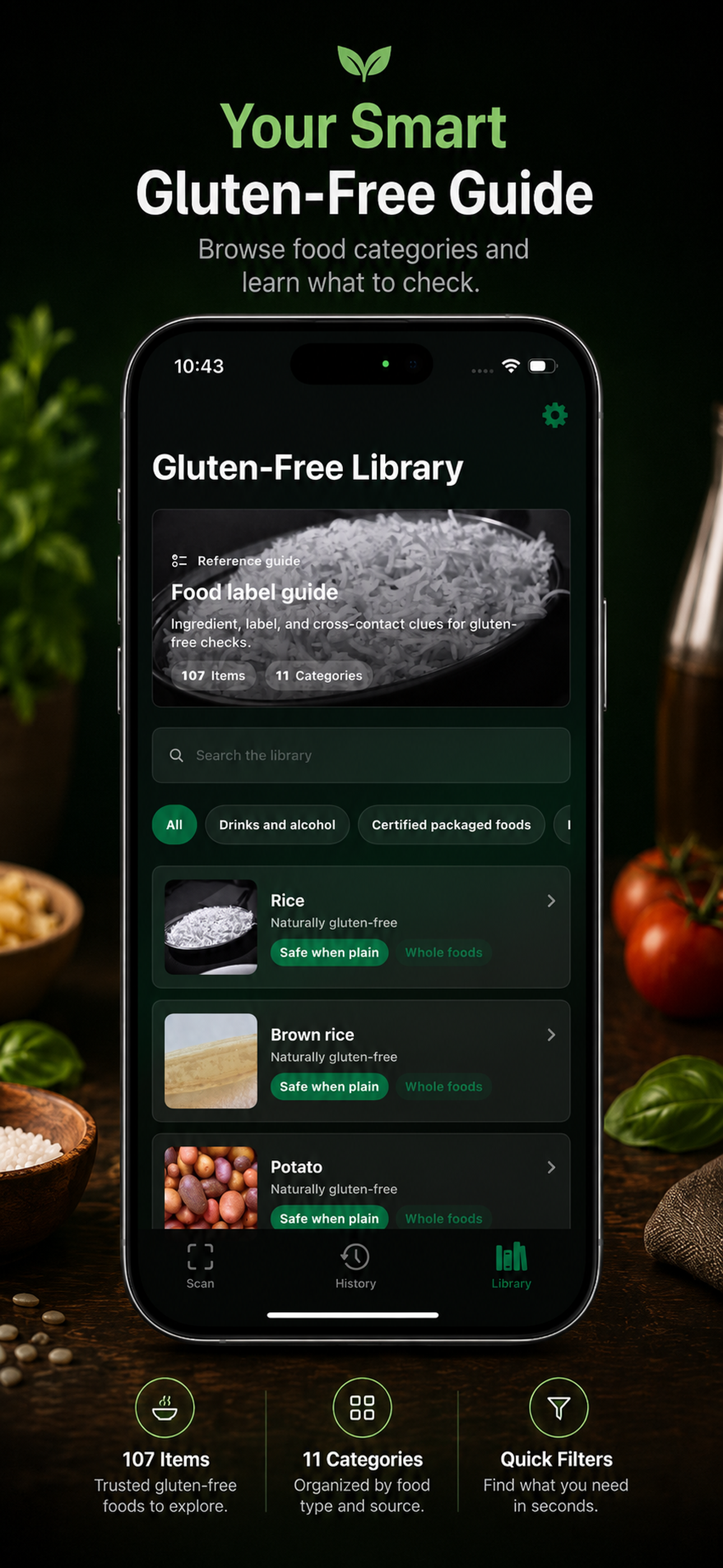 Gluten Free Food Scanner: Leto
