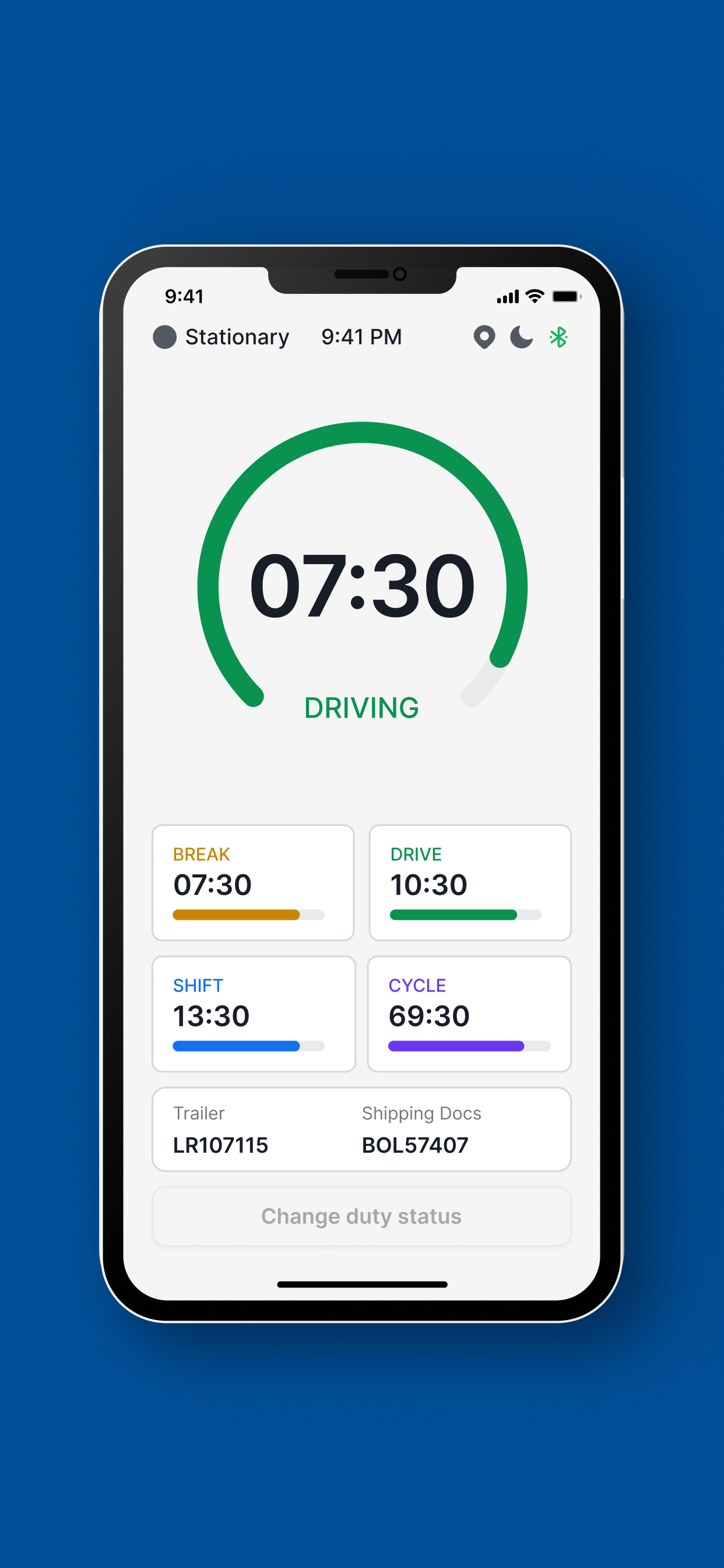 HOS App - Driver ELD Logbook