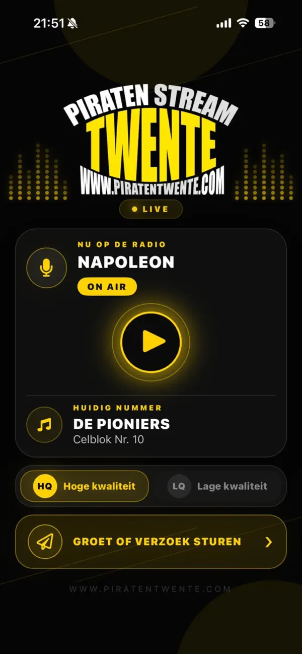 Screenshot #1 pour Piraten Stream Twente