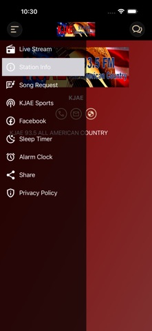 KJAE 93.5 ALL AMERICAN COUNTRY screenshot