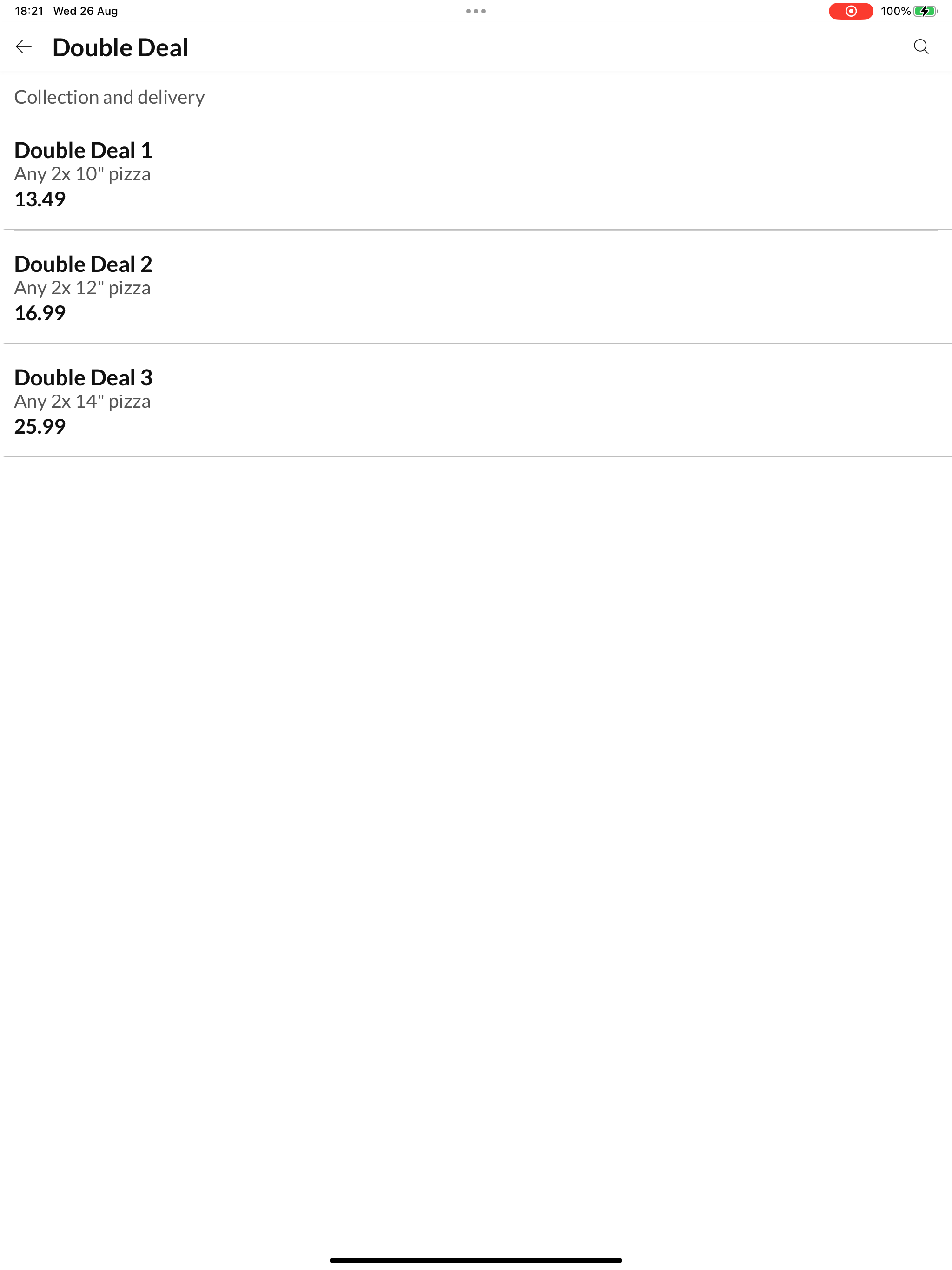 Pizzarella Worksop screenshot 7