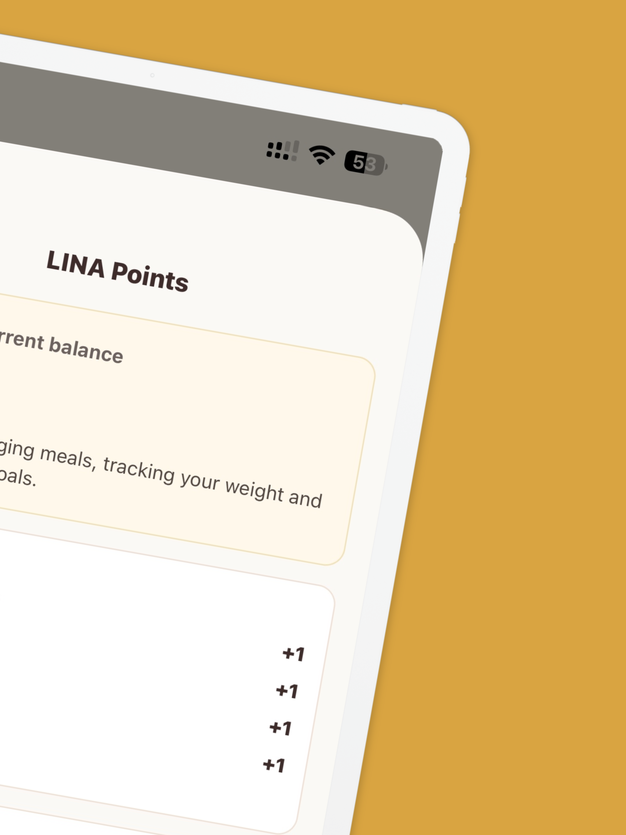 LINA - Calorie Tracker