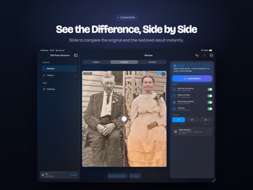 Old Photo Restorer: AI Repair iPad screenshot