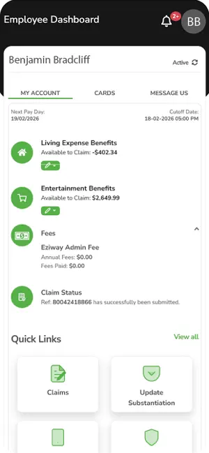 Eziway iPhone screenshot 1