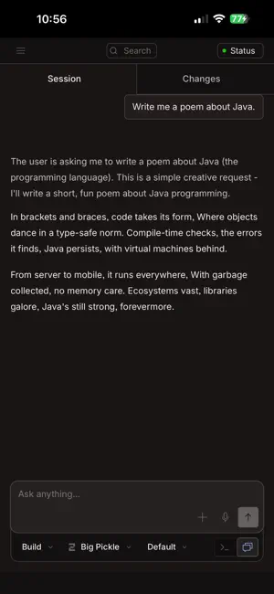 WhisperCode iPhone screenshot 3