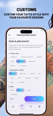 Tattoo AI Makeover screenshot