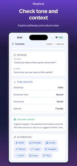 Nuance - Message Translator screenshot 3