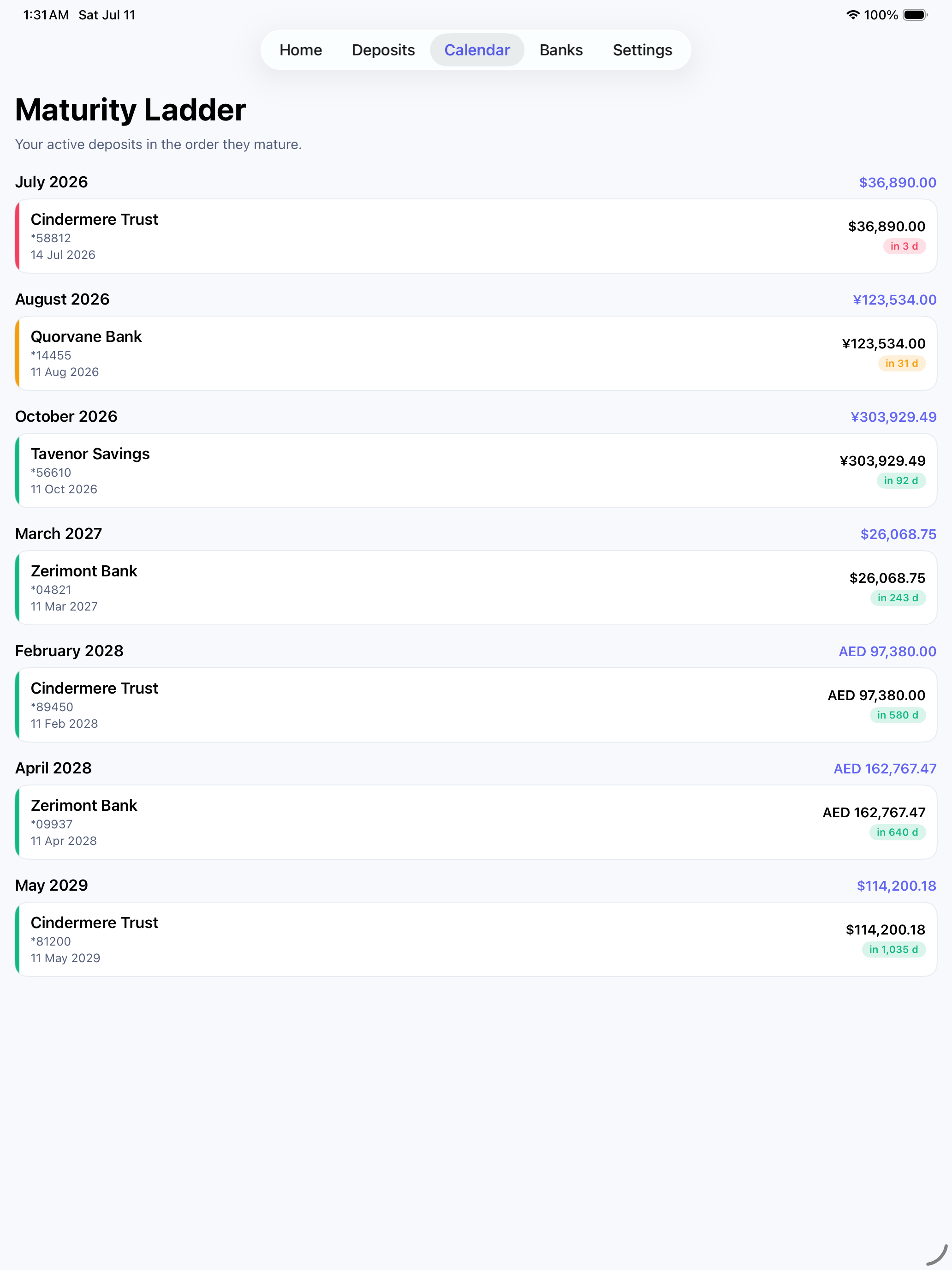 Fixed Deposit Tracker screenshot 14