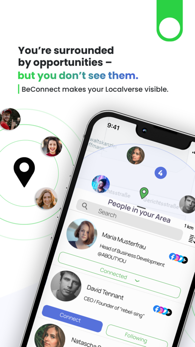 BeConnect iPhone screenshot 2 - Social Networking app