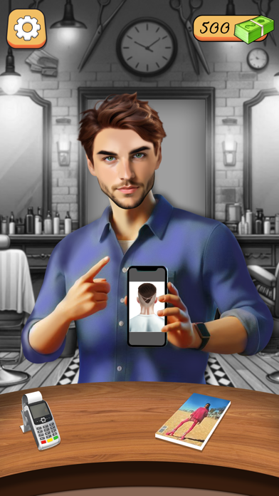 Barber Shop Games Hair Tattoo Screenshot