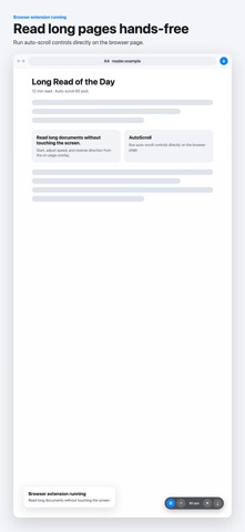 AutoScroll Browser Reader Screenshot 2 of 3