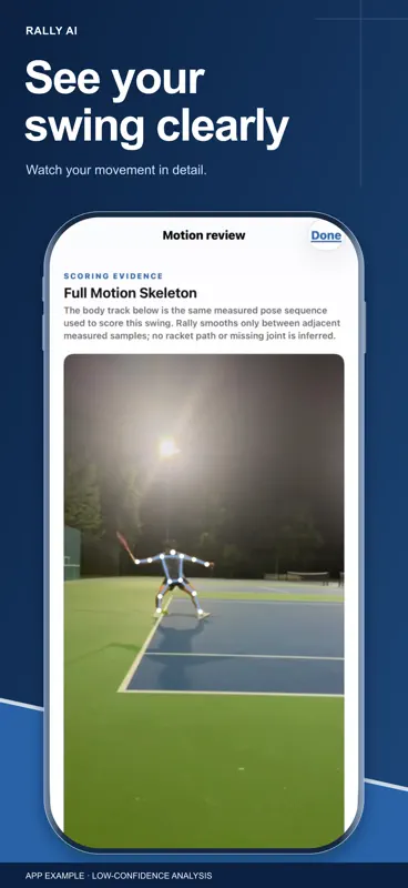 Rally AI: Tennis Swing Coach screenshot 2 of 5