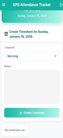 GPS Attendance tracker Screenshot 10 of 10