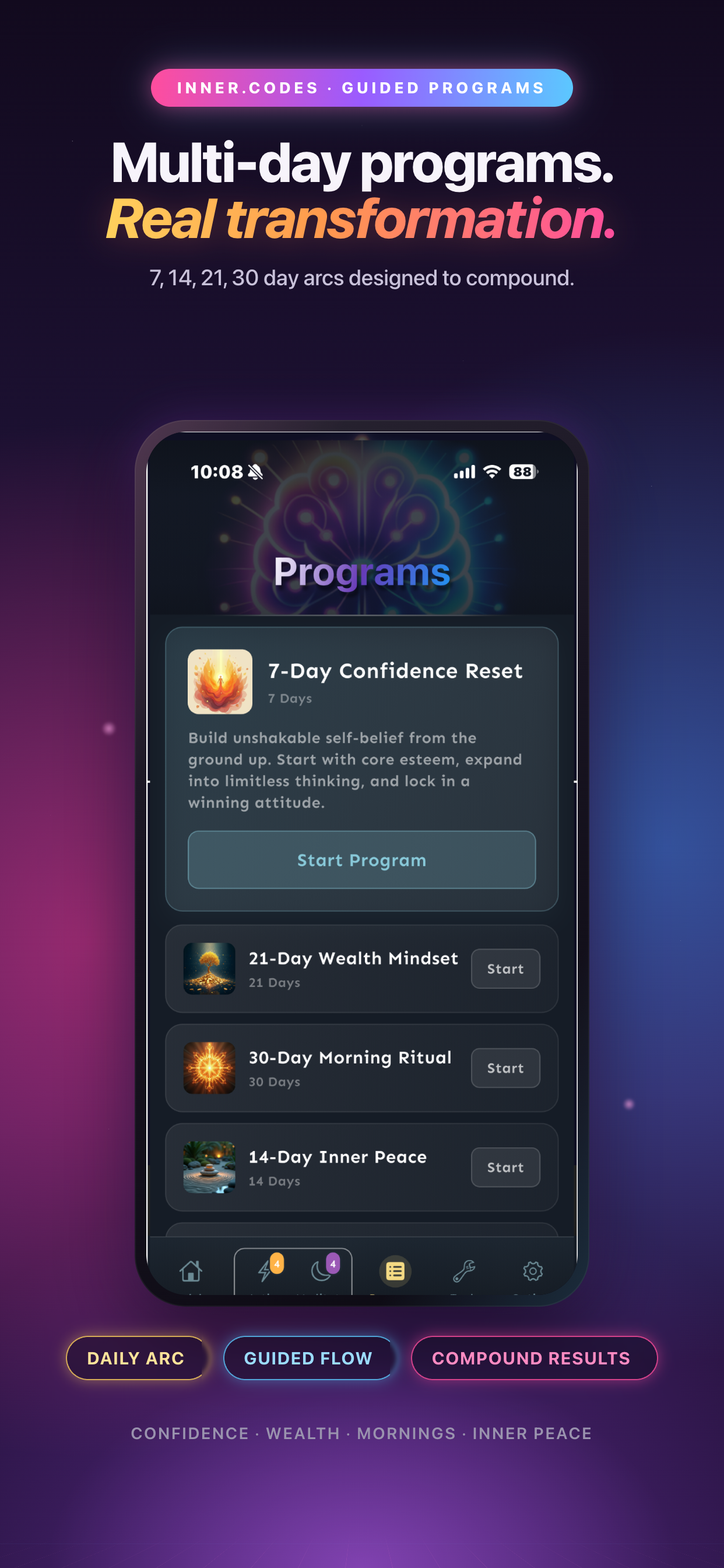 Inner.codes: Affirmations screenshot 5