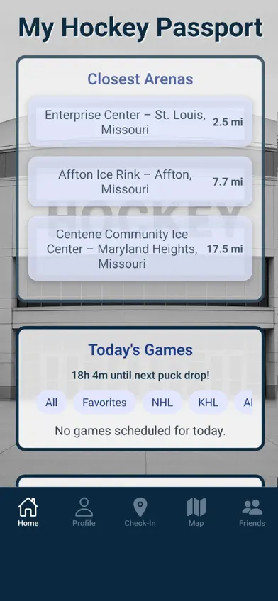 My Hockey Passport screenshot 1