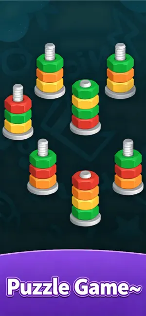 Nut Sort Rush screenshot 1
