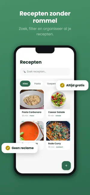 Mijn Receptenboek iPhone screenshot 1