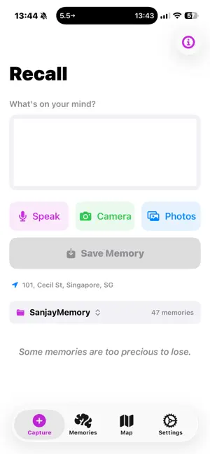 Recall - Memory Keeper screenshot 1