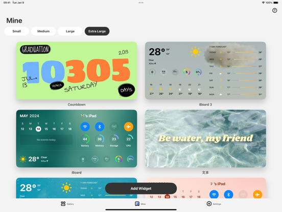 MD Widgets - Countdown widget iPad screenshot 10 - Graphics & Design app