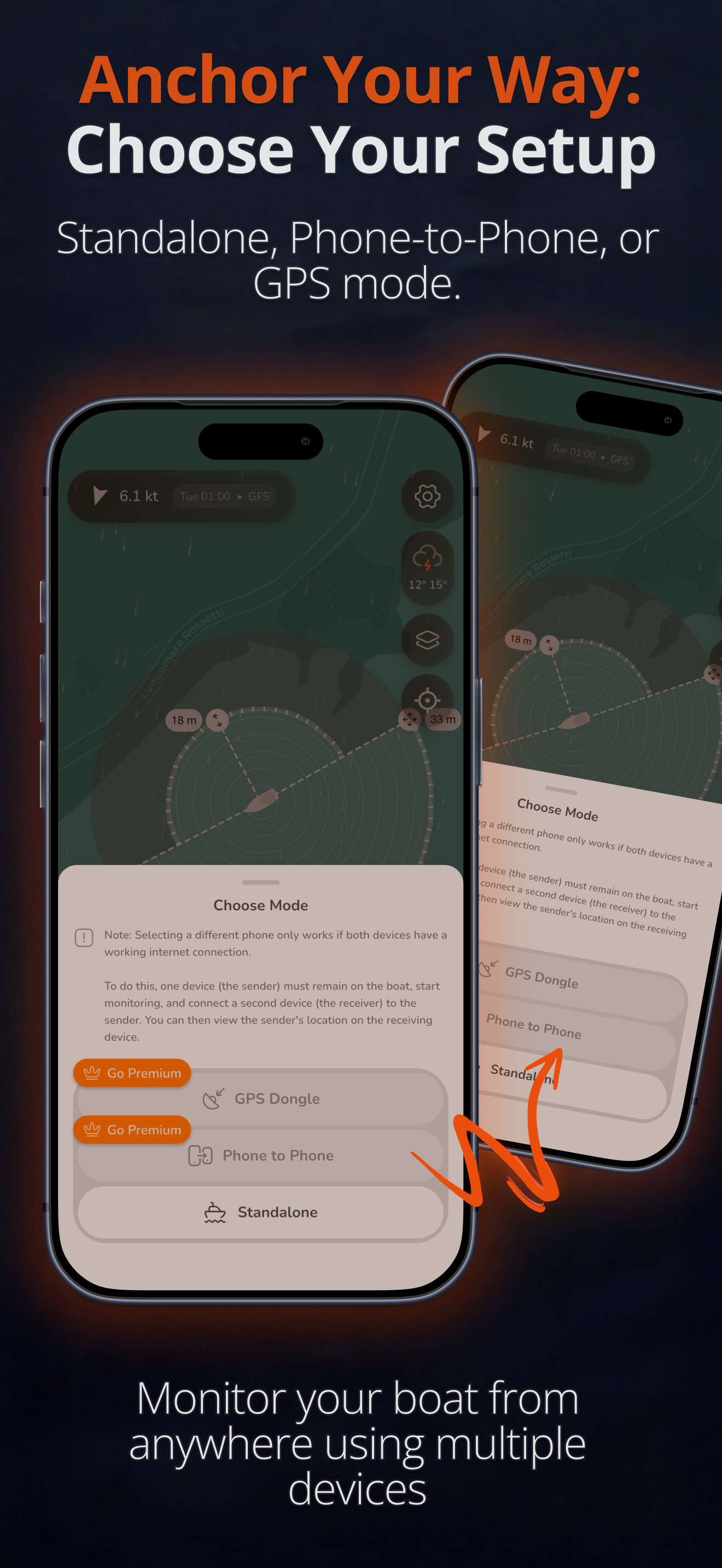Seahorse Anchor Alarm screenshot 3