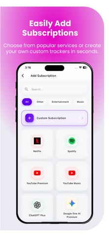 BillAlert: Track Subscriptions Screenshot 4 of 6