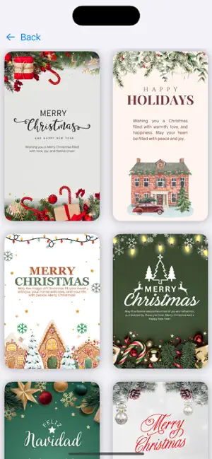 Christmas card maker . screenshot 2