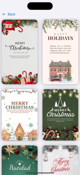 Christmas card maker . Screenshot 2 of 6